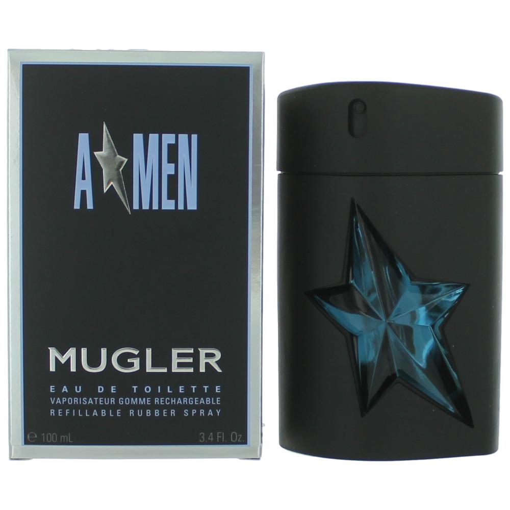 Angel Thierry Mugler (A*men) 3.4oz EDT Refillable Rubber Spray men - Pertinacia Perfume