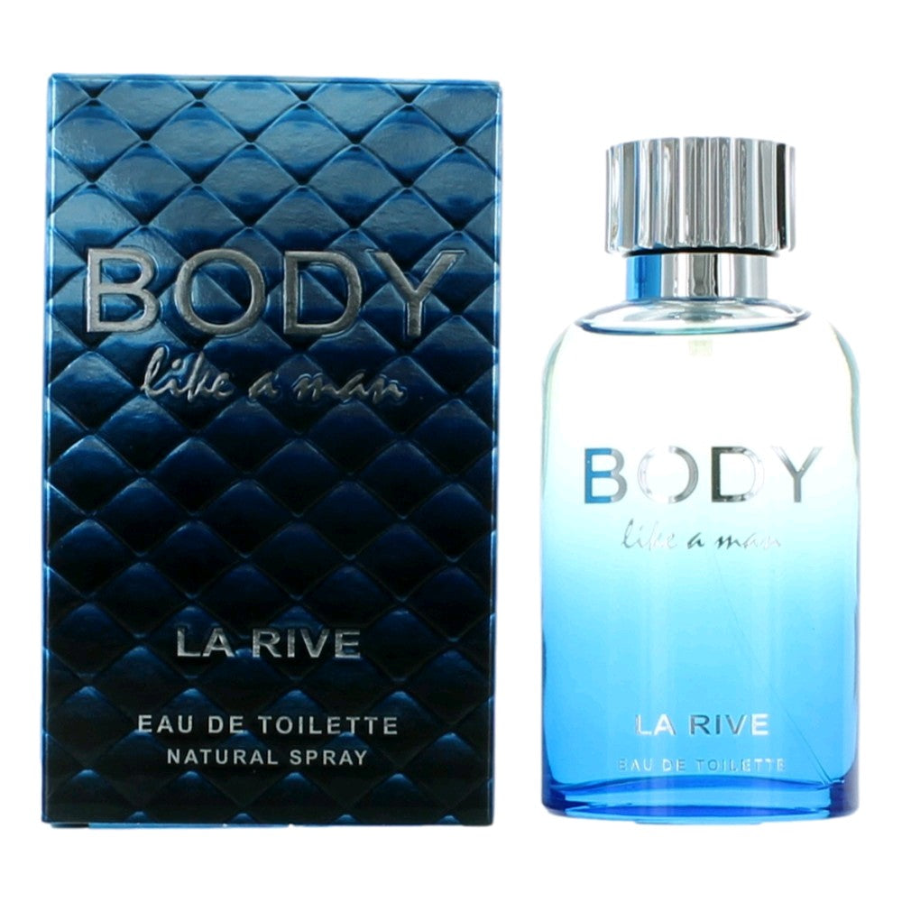 Body Like A Man La Rive 3 oz EDT Spray Men - Pertinacia Perfume