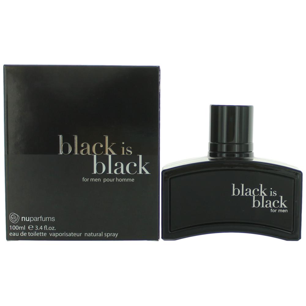 Black is Black NuParfums 3.4 oz EDT Spray Men - Pertinacia Perfume