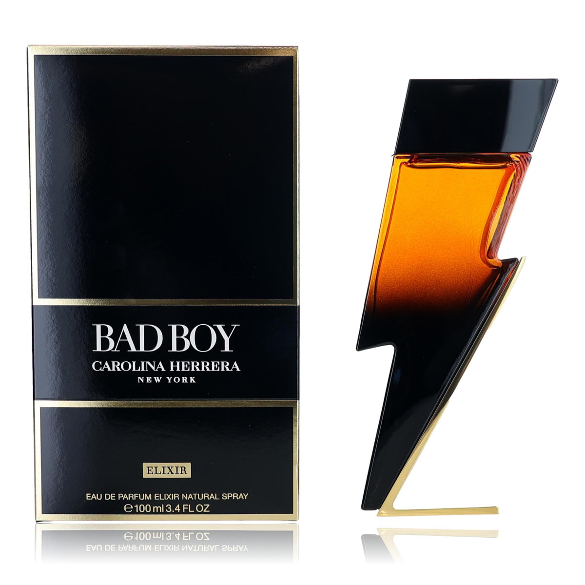 Bad Boy Elixir Carolina Herrera 3.4 oz EDP Elixir Spray Men - Pertinacia Perfume