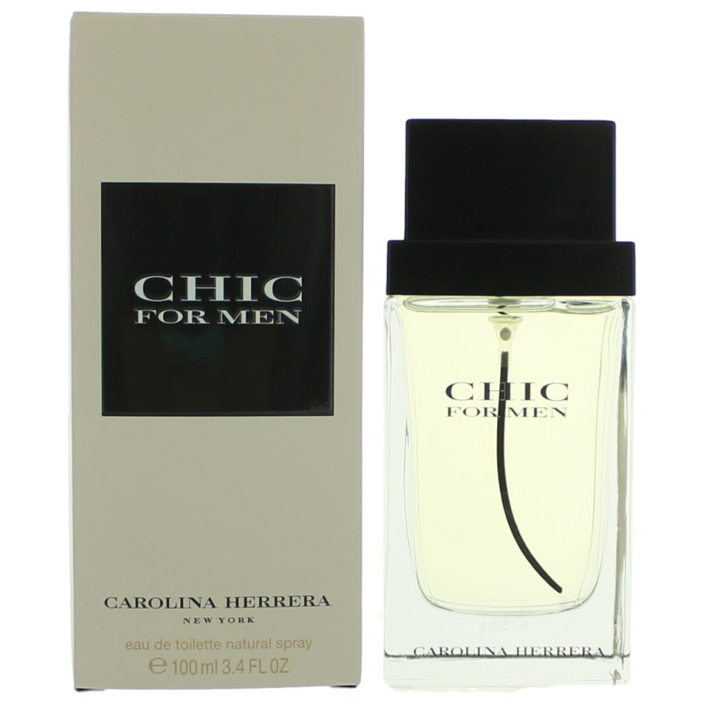 Chic Carolina Herrera 3.4 oz EDT Spray Men - Pertinacia Perfume