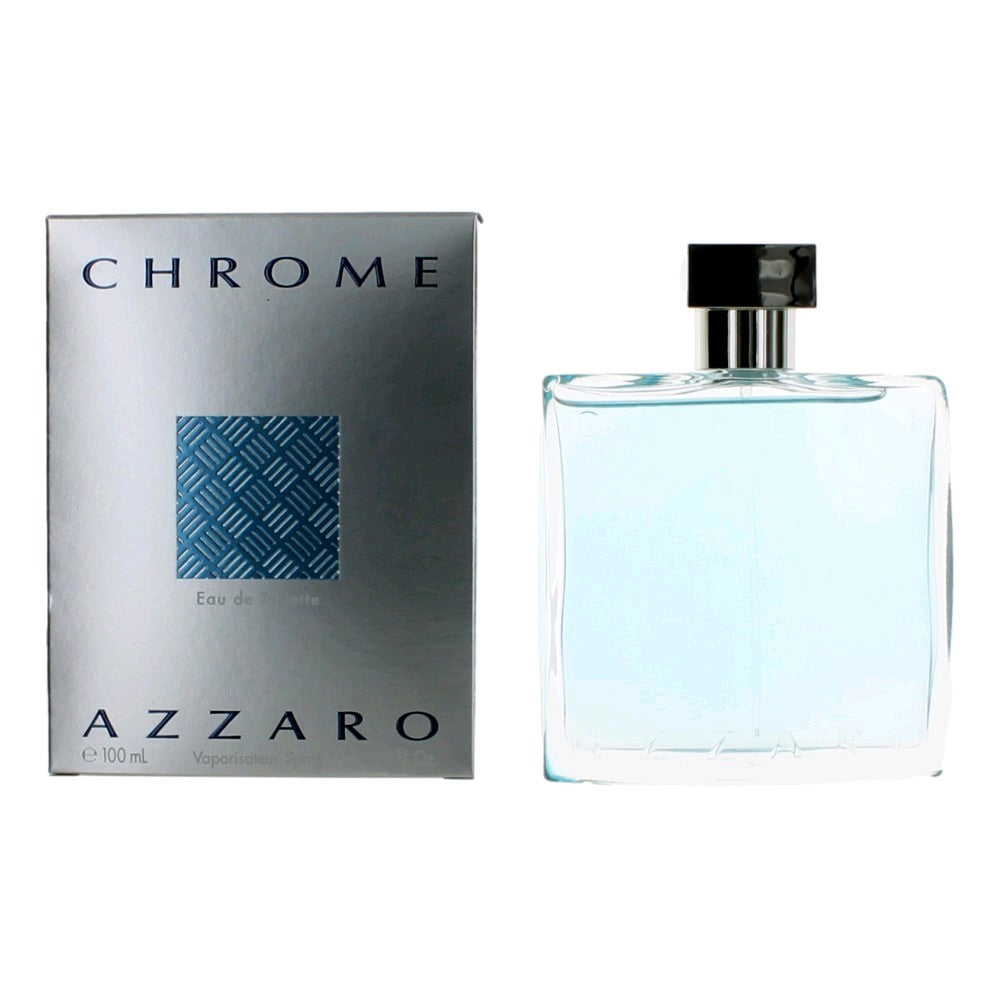 Chrome Azzaro 3.4 oz EDT Spray Men - Pertinacia Perfume