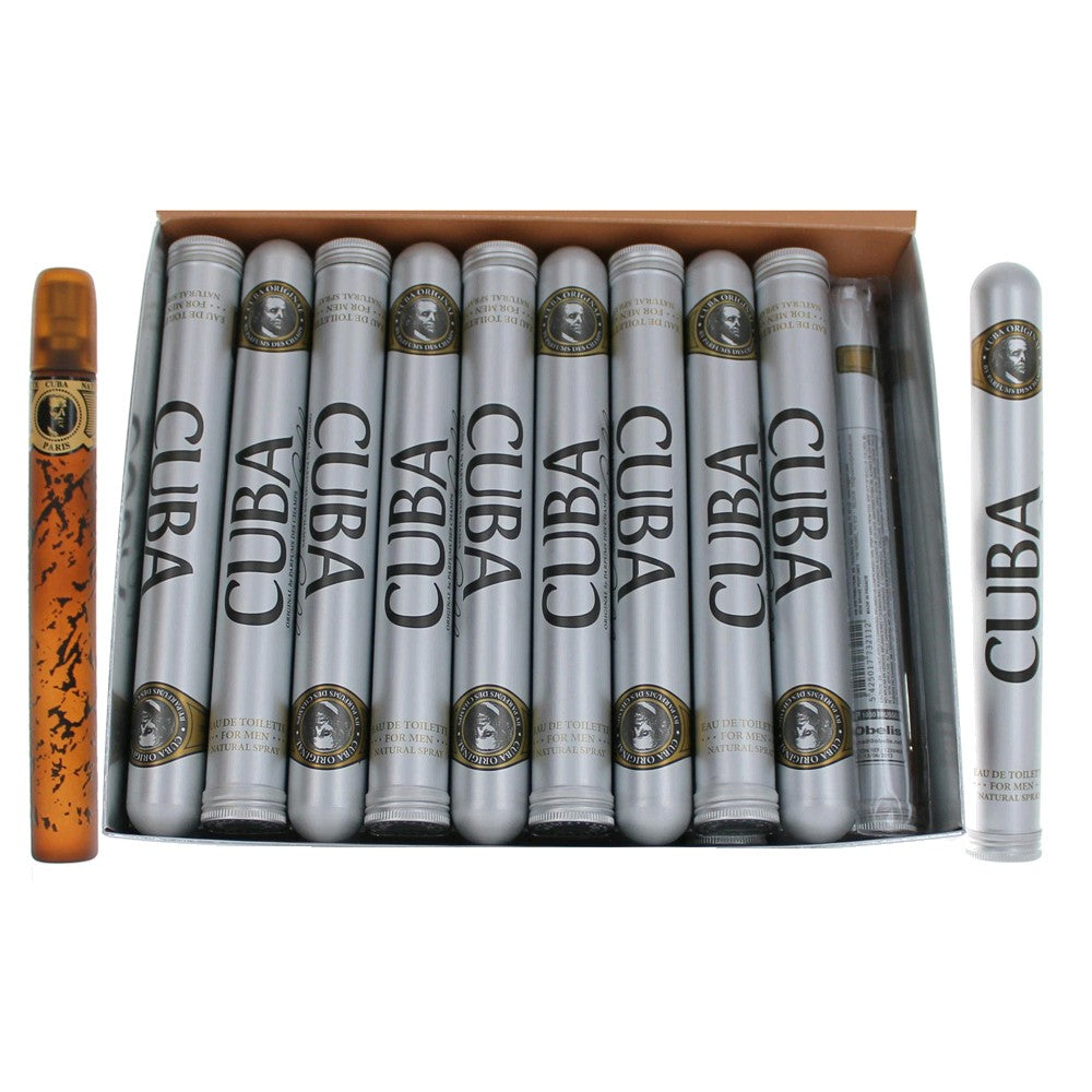 Cuba Gold Cuba 1.17 oz EDT Spray Men Pack of 20 - Pertinacia Perfume