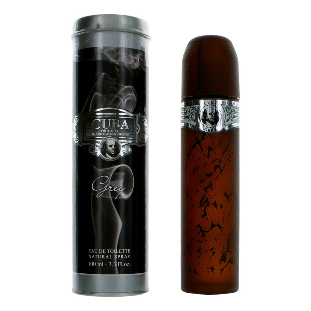 Cuba Grey Cuba 3.3 oz EDT Spray Men - Pertinacia Perfume
