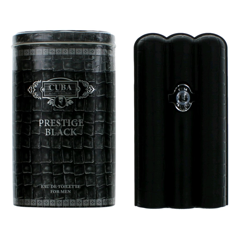 Cuba Prestige Black Cuba 3 oz EDT Spray Men - Pertinacia Perfume