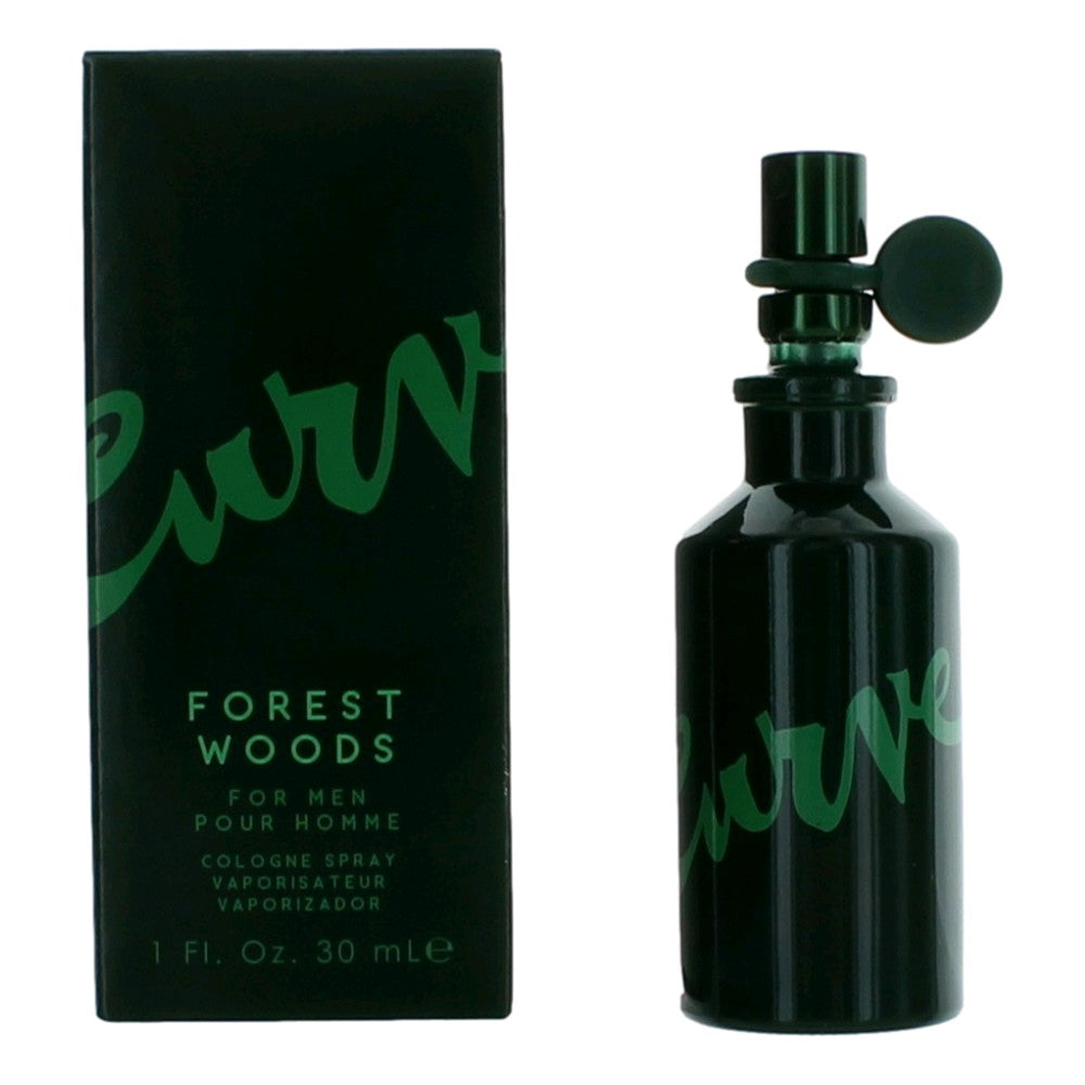 Curve Forest Woods Liz Claiborne 1 oz Cologne Spray Men - Pertinacia Perfume
