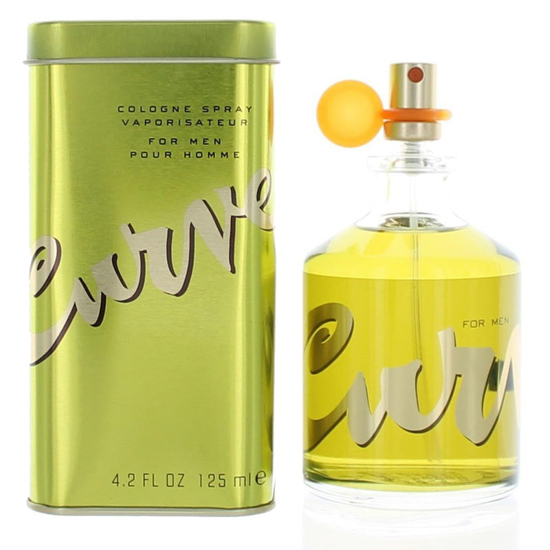 Curve by Liz Claiborne men's 4.2 oz Cologne Spray bottle with the product label visible.