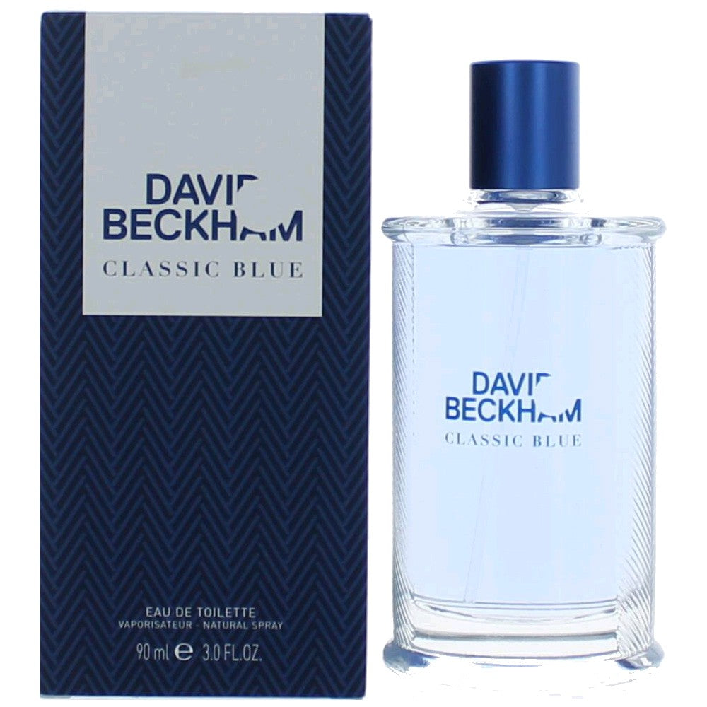 David Beckham Classic Blue David Beckham 3 oz EDT Spray Men - Pertinacia Perfume