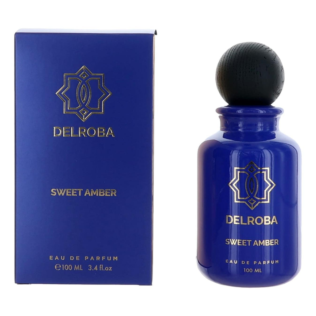 Delroba Sweet Amber Delroba 3.4 oz EDP Spray Men - Pertinacia Perfume
