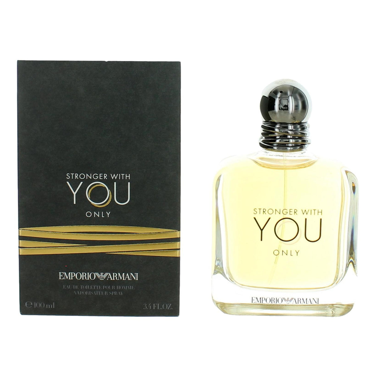 Stronger With You Only Emporio Armani 3.4 oz EDT Spray Men - Pertinacia Perfume