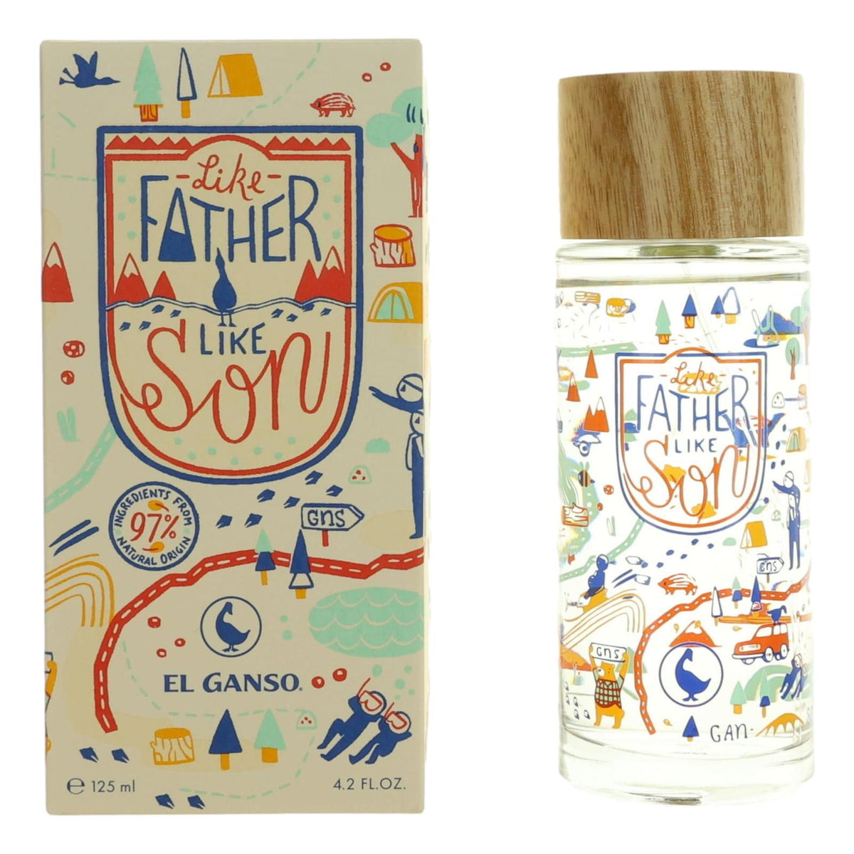 Like Father Like Son El Ganso 4.2 oz EDT Spray Men - Pertinacia Perfume