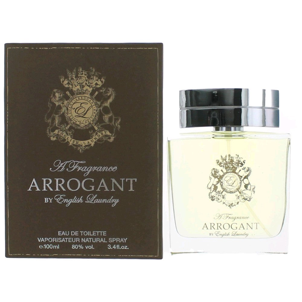 Arrogant English Laundry 3.4 oz EDT Spray Men - Pertinacia Perfume