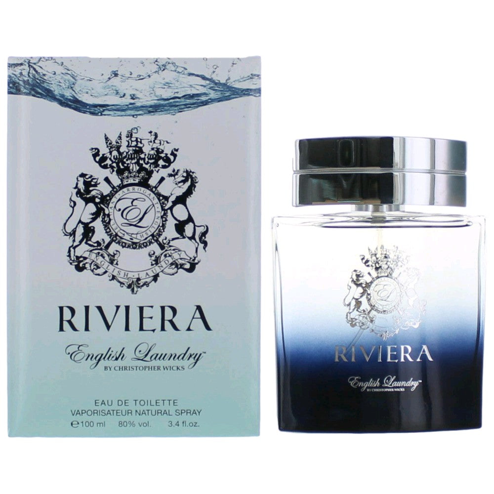 Riviera English Laundry 3.4 oz EDT Spray Men - Pertinacia Perfume