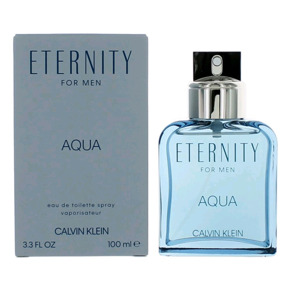 Eternity Aqua by Calvin Klein, 3.4 oz EDT Spray for Men - Pertinacia Perfume