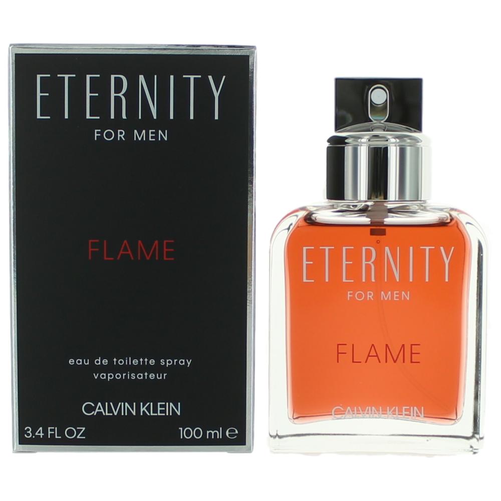 Eternity Flame Calvin Klein 3.4 oz EDT Spray Men - Pertinacia Perfume
