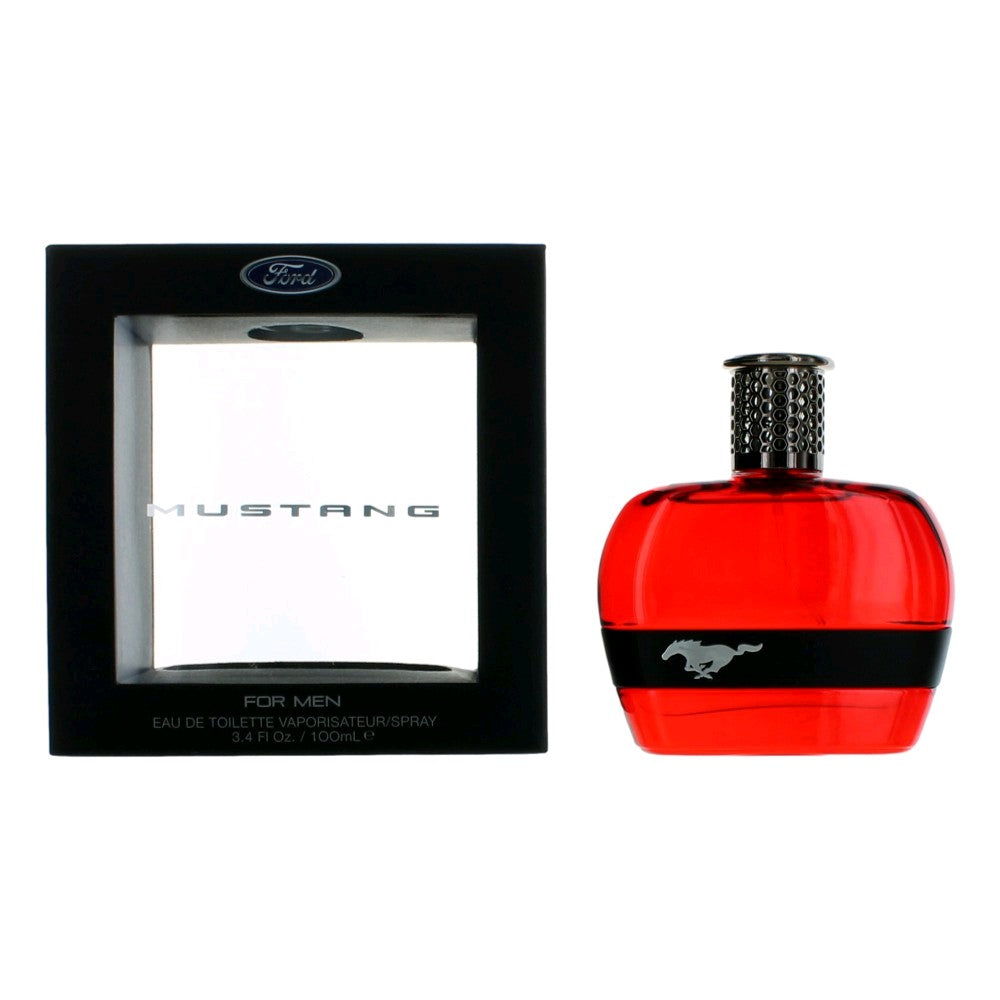 Mustang Red Mustang 3.4 oz EDT Spray Men - Pertinacia Perfume