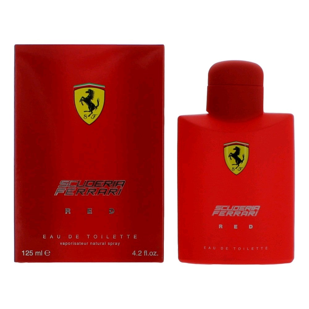 Ferrari Red Scuderia Ferrari 4.2 oz EDT Spray Men - Pertinacia Perfume