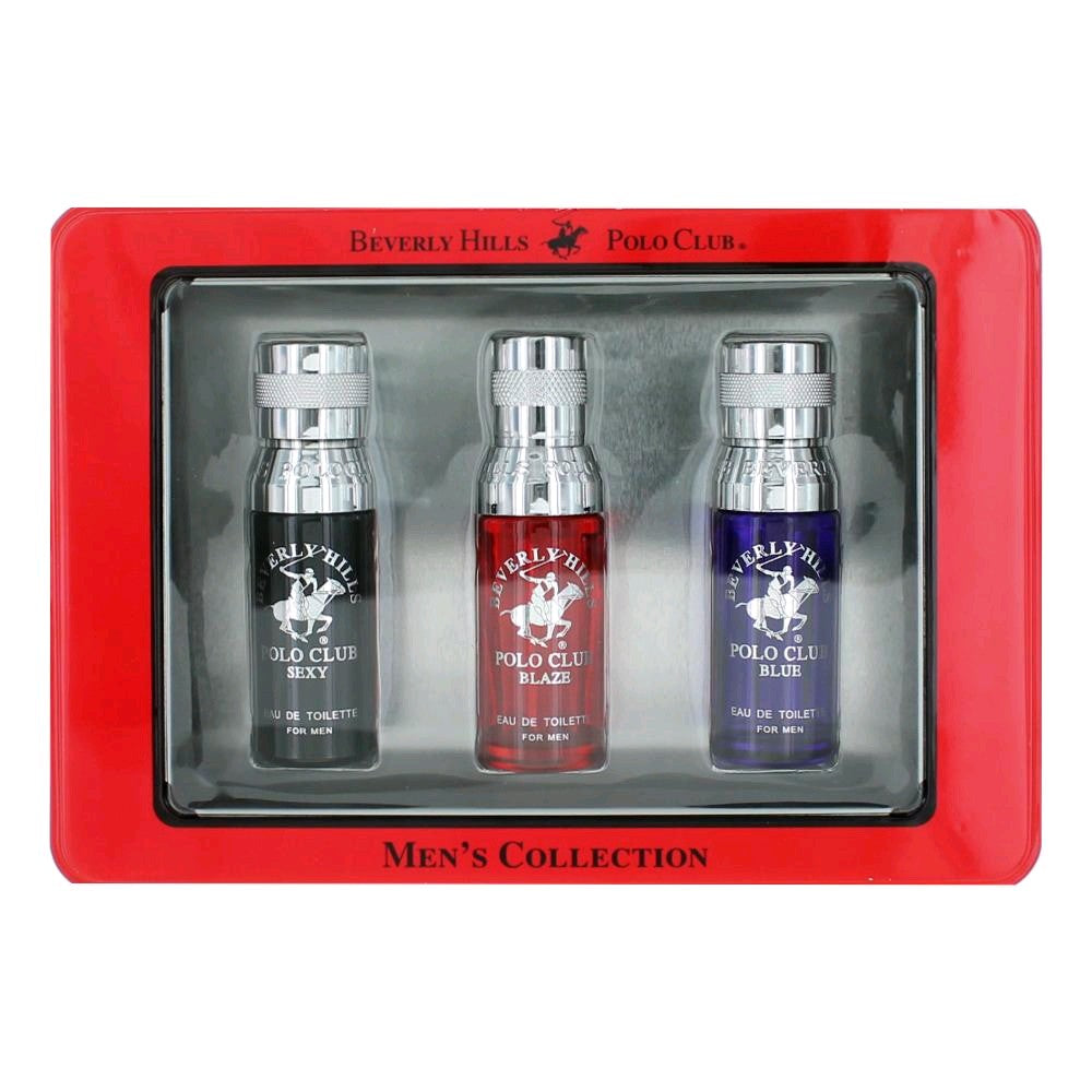 BHPC Body Spray Collection 3 Piece Mini Variety Set men (Red New) - Pertinacia Perfume