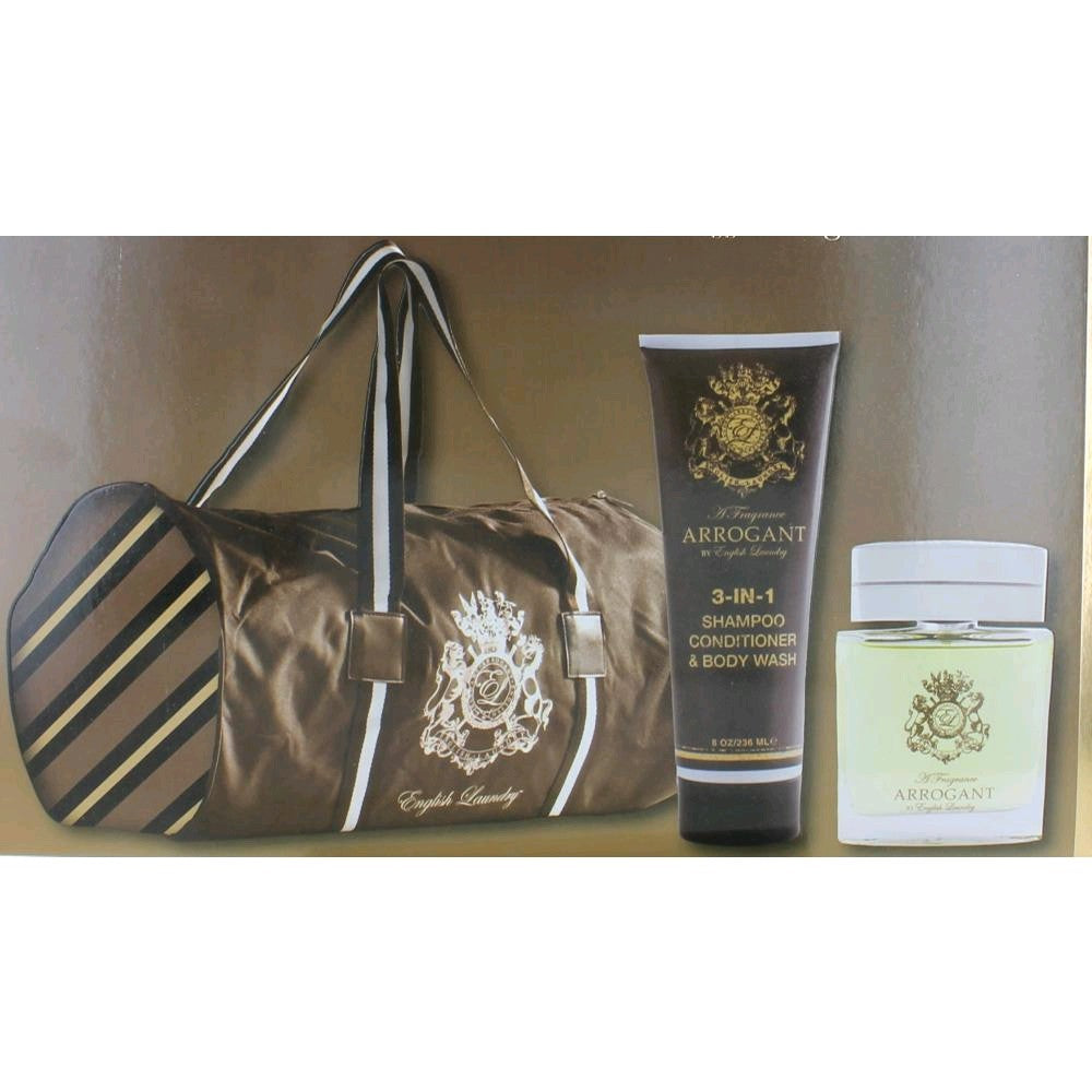 Arrogant English Laundry 3 Piece Gift Set Men with Bag - Pertinacia Perfume