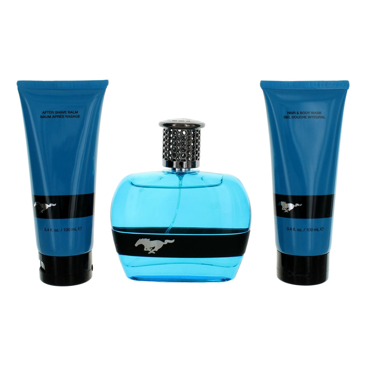 Mustang Blue Mustang 3 Piece Gift Set Men - Pertinacia Perfume
