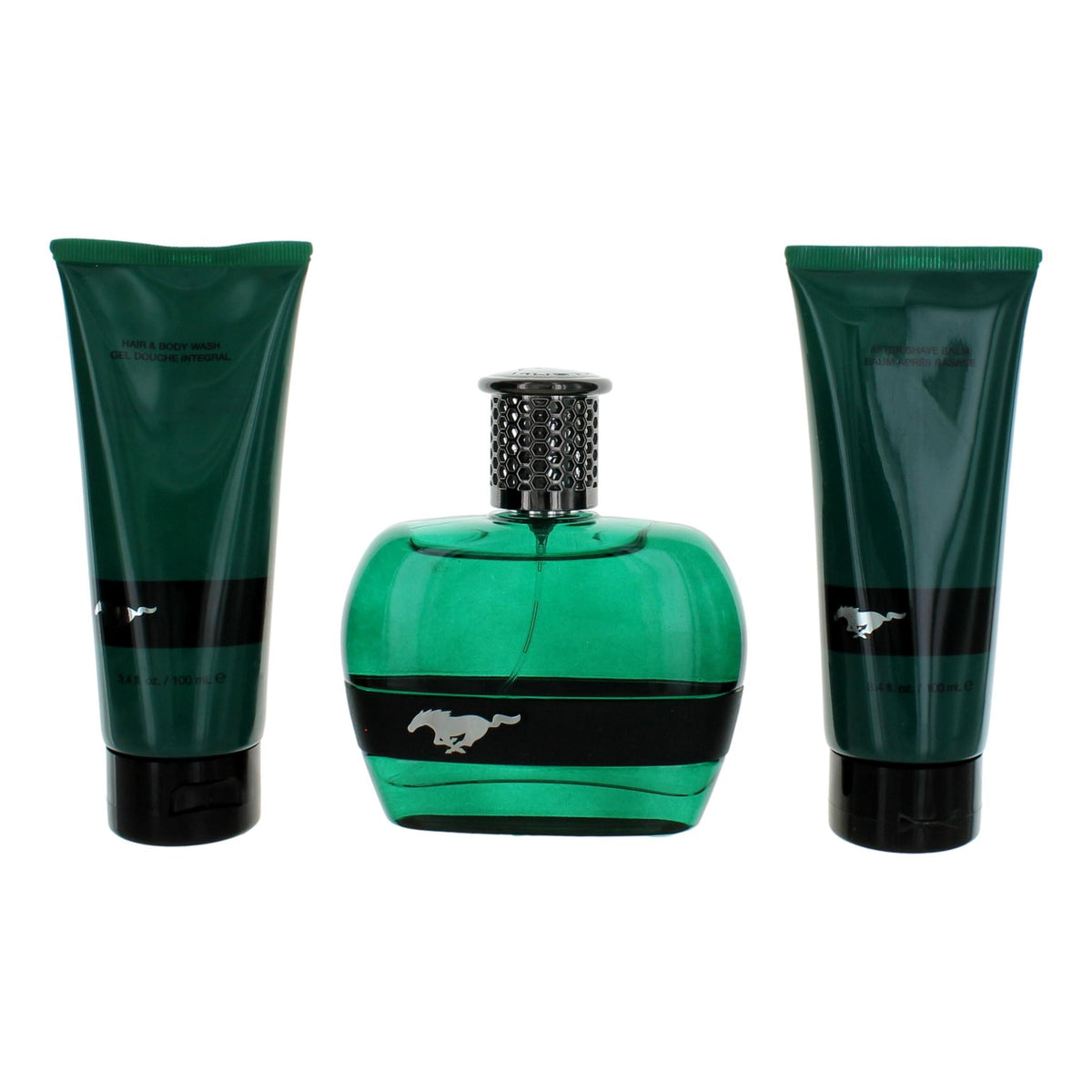 Mustang Green Mustang 3 Piece Gift Set Men - Pertinacia Perfume