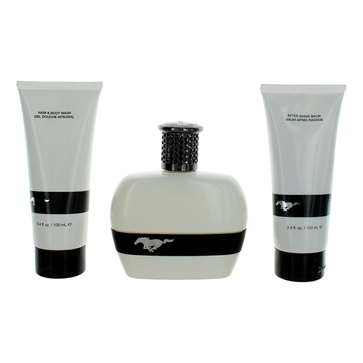 Mustang White Mustang 3 Piece Gift Set Men - Pertinacia Perfume