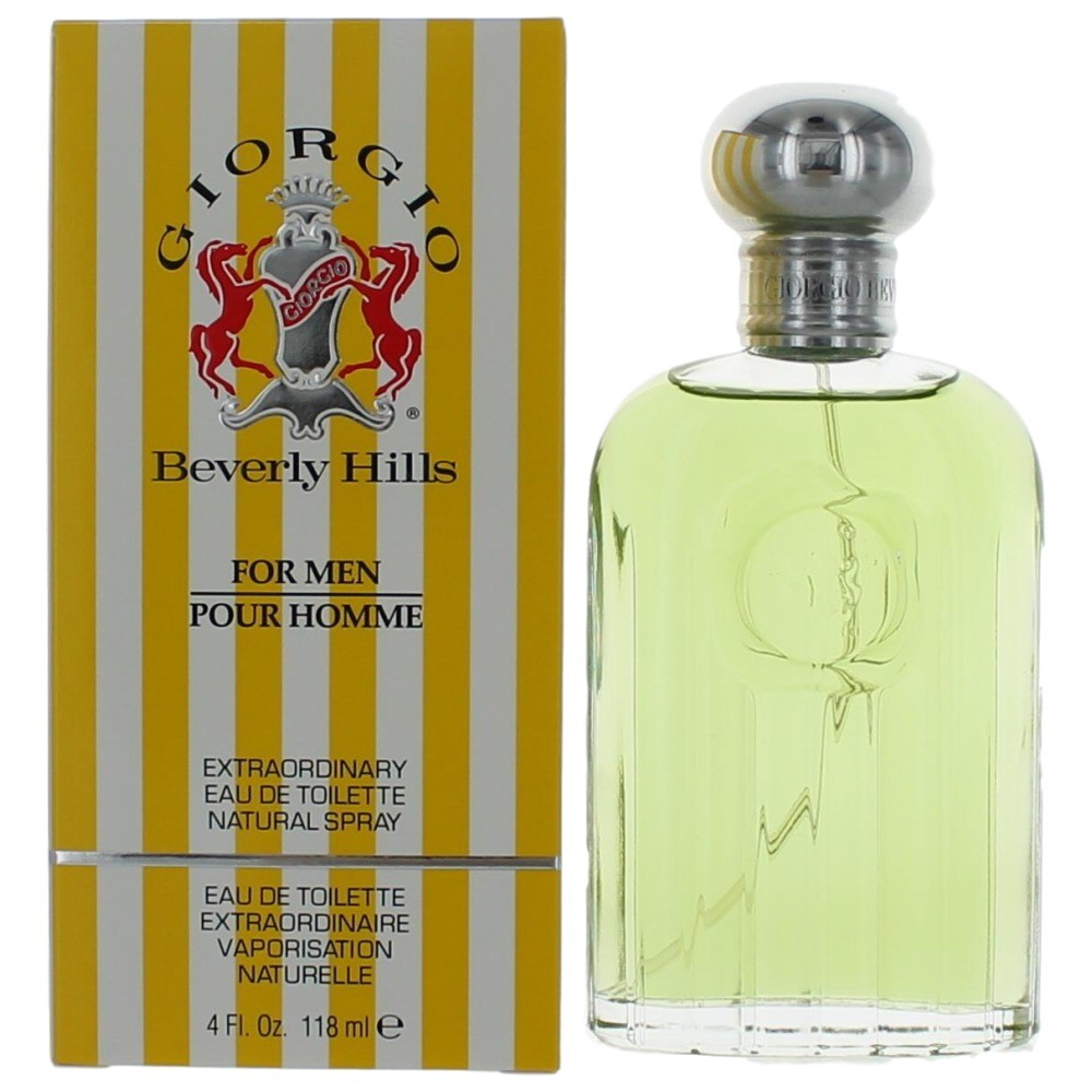 Giorgio Beverly Hills 4 oz Extraordinary EDT Spray Men - Pertinacia Perfume