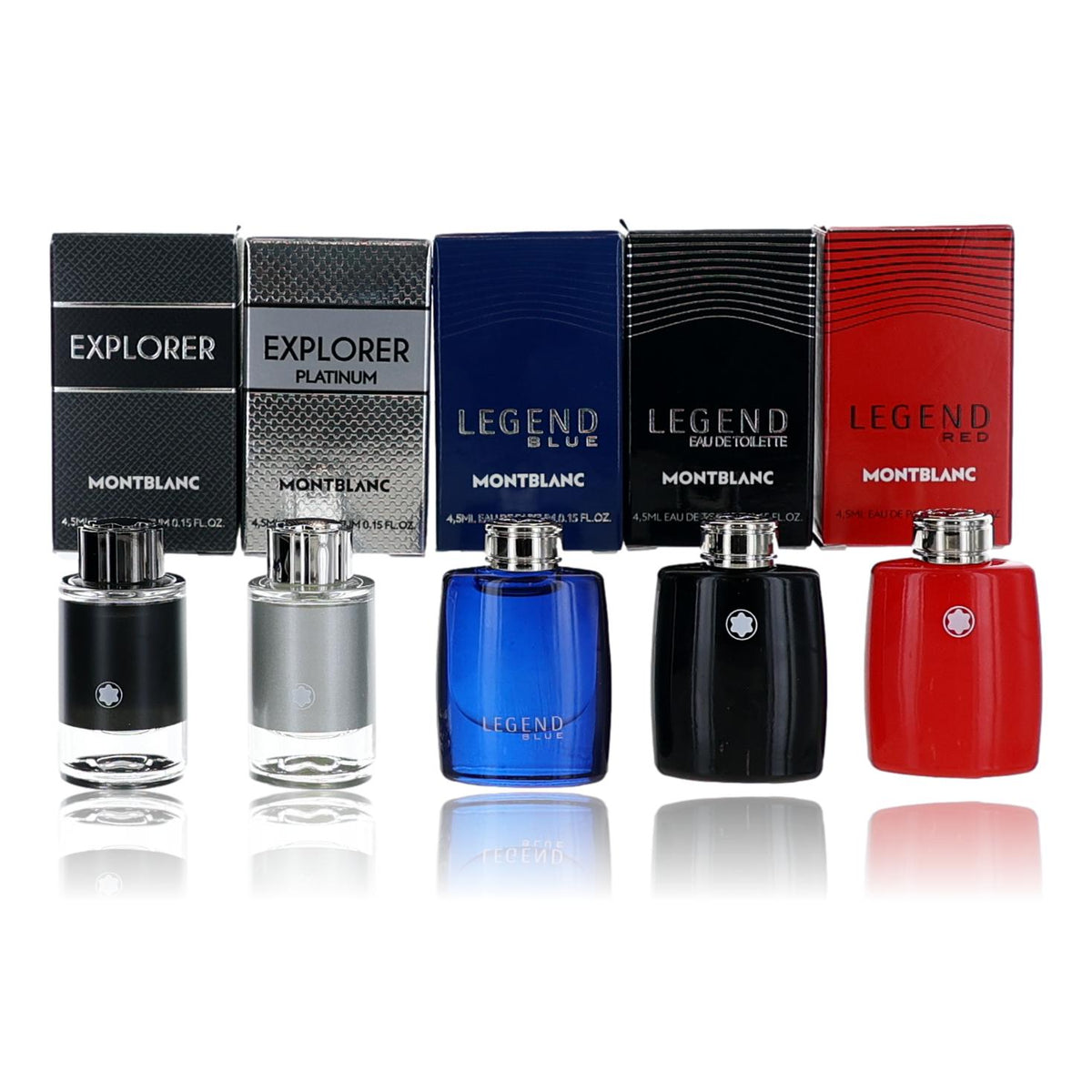 Mont Blanc Mont Blanc 5 Piece Miniatures Collection Men - Pertinacia Perfume