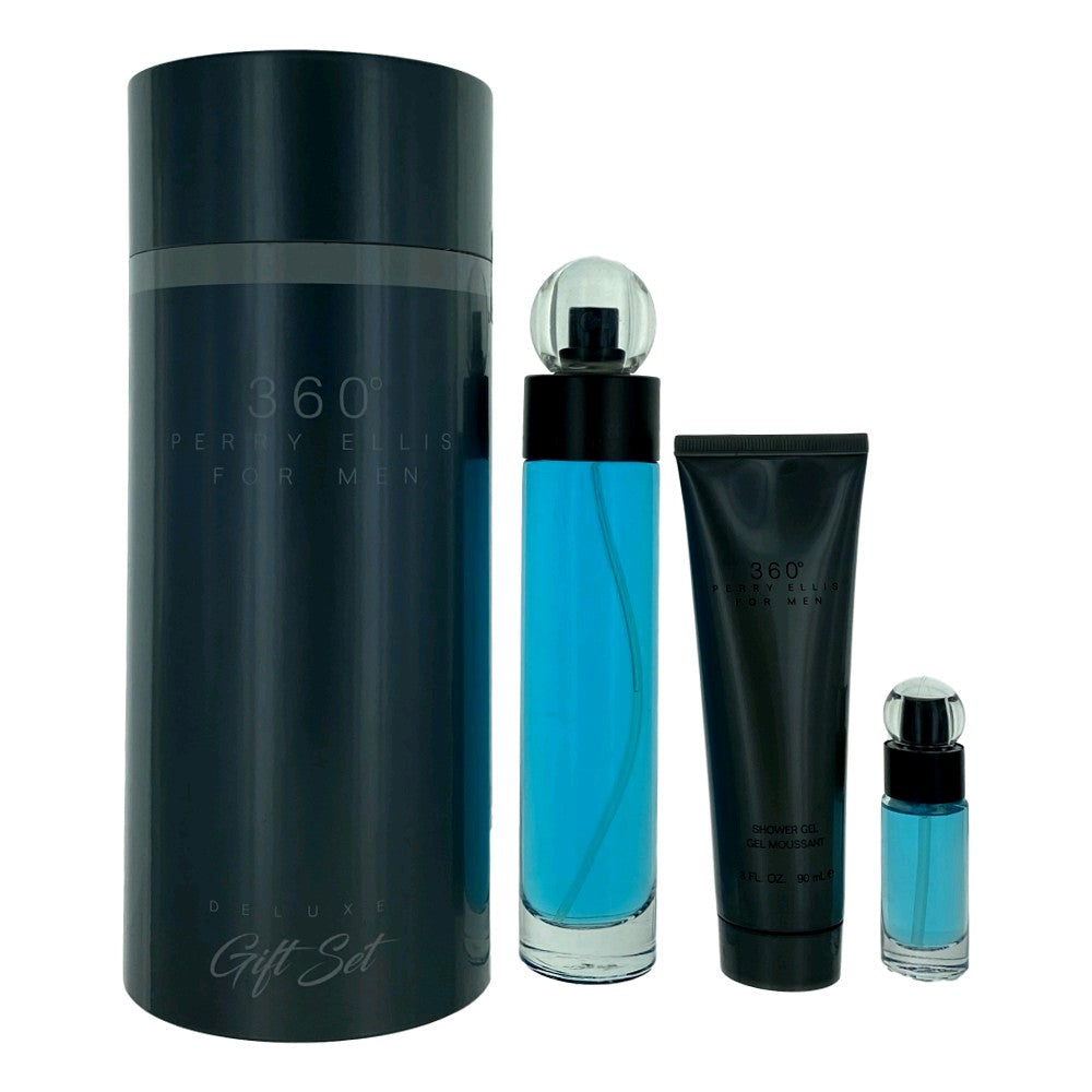 Perry Ellis 360' Perry Ellis 3 Piece Gift Set Men - Pertinacia Perfume