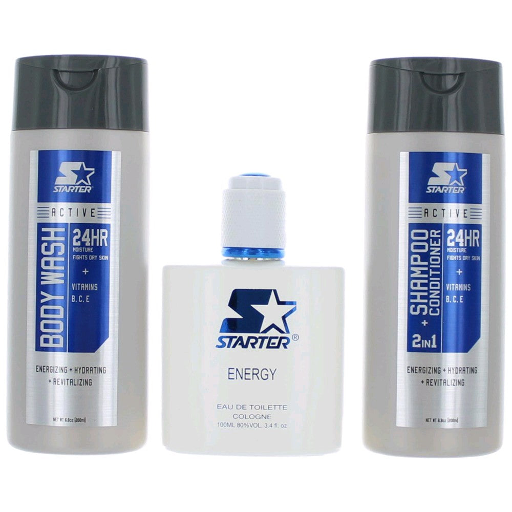Energy Starter 3 Piece Gift Set Men - Pertinacia Perfume