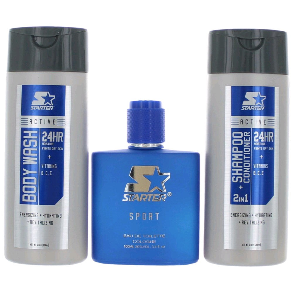 Sport Starter 3 Piece Gift Set Men - Pertinacia Perfume
