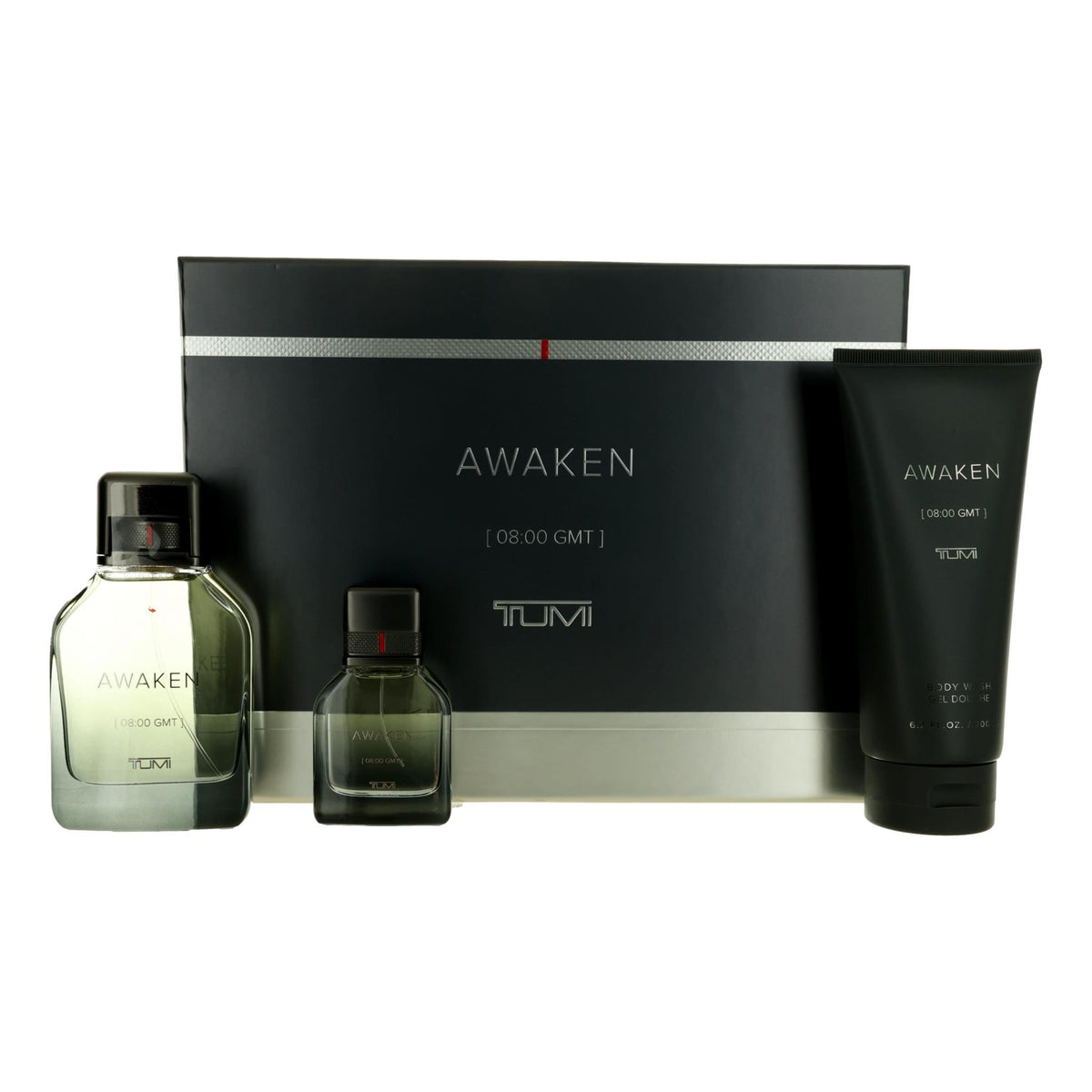 Awaken [08:00 GMT] Tumi 3 Piece Gift Set Men - Pertinacia Perfume