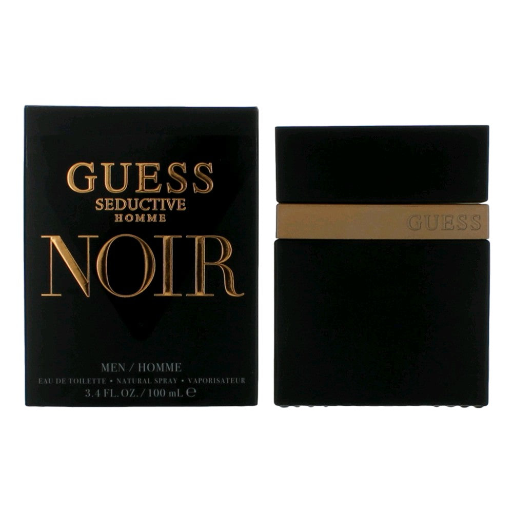Guess Seductive Noir Guess 3.4 oz EDT Spray Men - Pertinacia Perfume