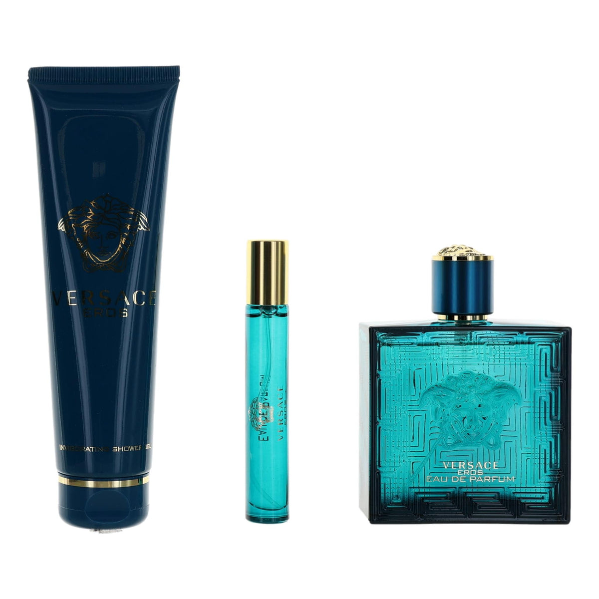 Eros Versace 3 Piece Gift Set Men EDP - Pertinacia Perfume