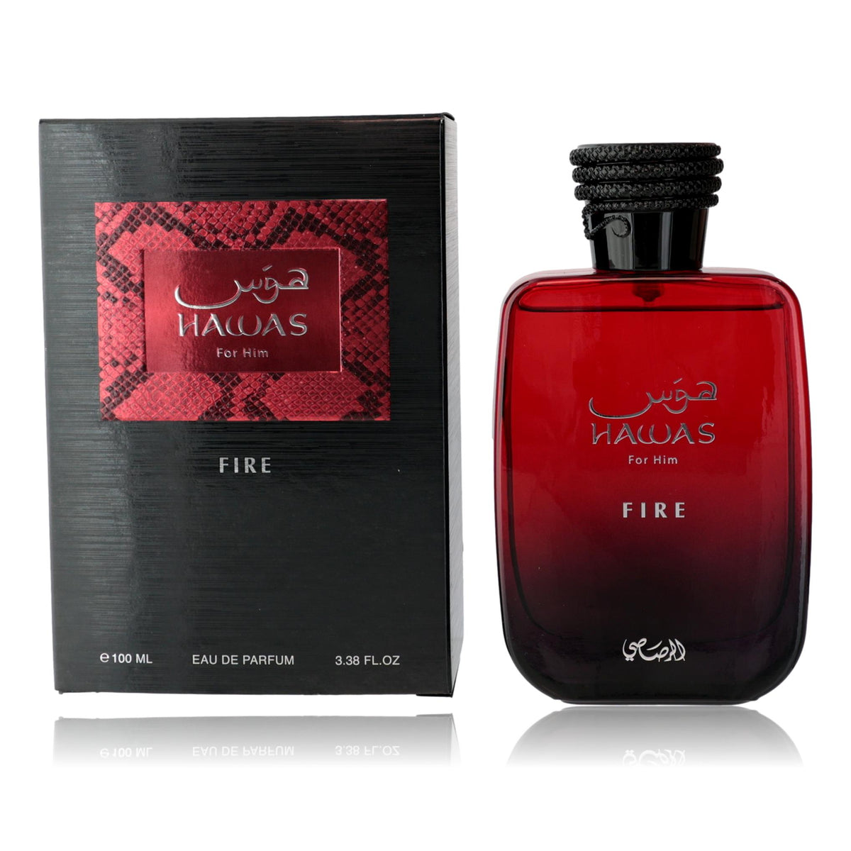 Hawas Fire Rasasi 3.3 oz EDP Spray Men - Pertinacia Perfume