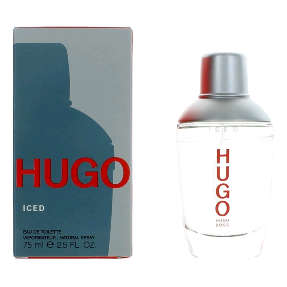 Hugo Iced Hugo Boss 2.5 oz EDT Spray Men - Pertinacia Perfume