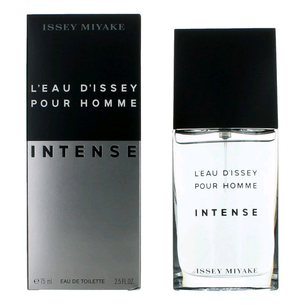 L'eau D'issey Intense Issey Miyake 2.5 oz EDT Spray Men - Pertinacia Perfume