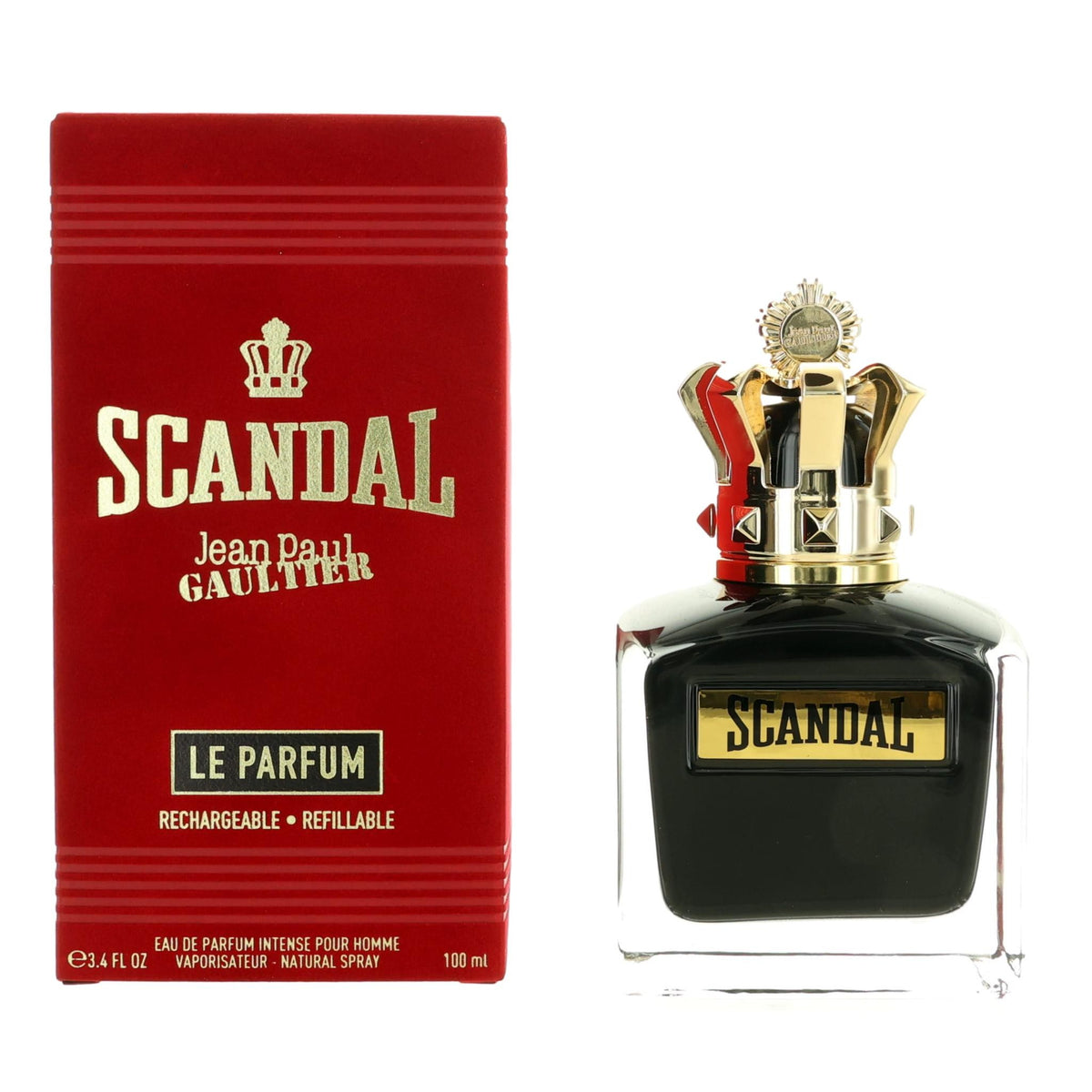 Scandal Le Parfum 3.4oz EDP Intense Rechargeable Spray men - Pertinacia Perfume