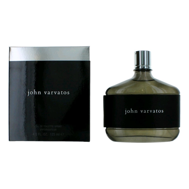 John Varvatos 4.2 oz men's EDT spray bottle with sleek packaging, showcasing the fragrance designed for modern style.