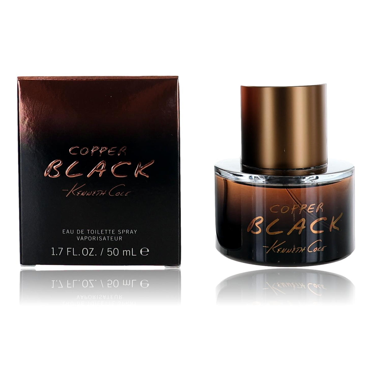 Copper Black Kenneth Cole 1.7 oz EDT Spray Men - Pertinacia Perfume