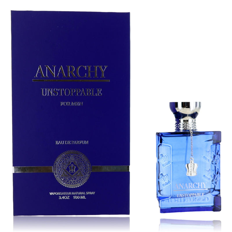 Unstoppable by King of Kings unisex 3.4 oz Eau de Parfum spray with sleek physical packaging and modern design.