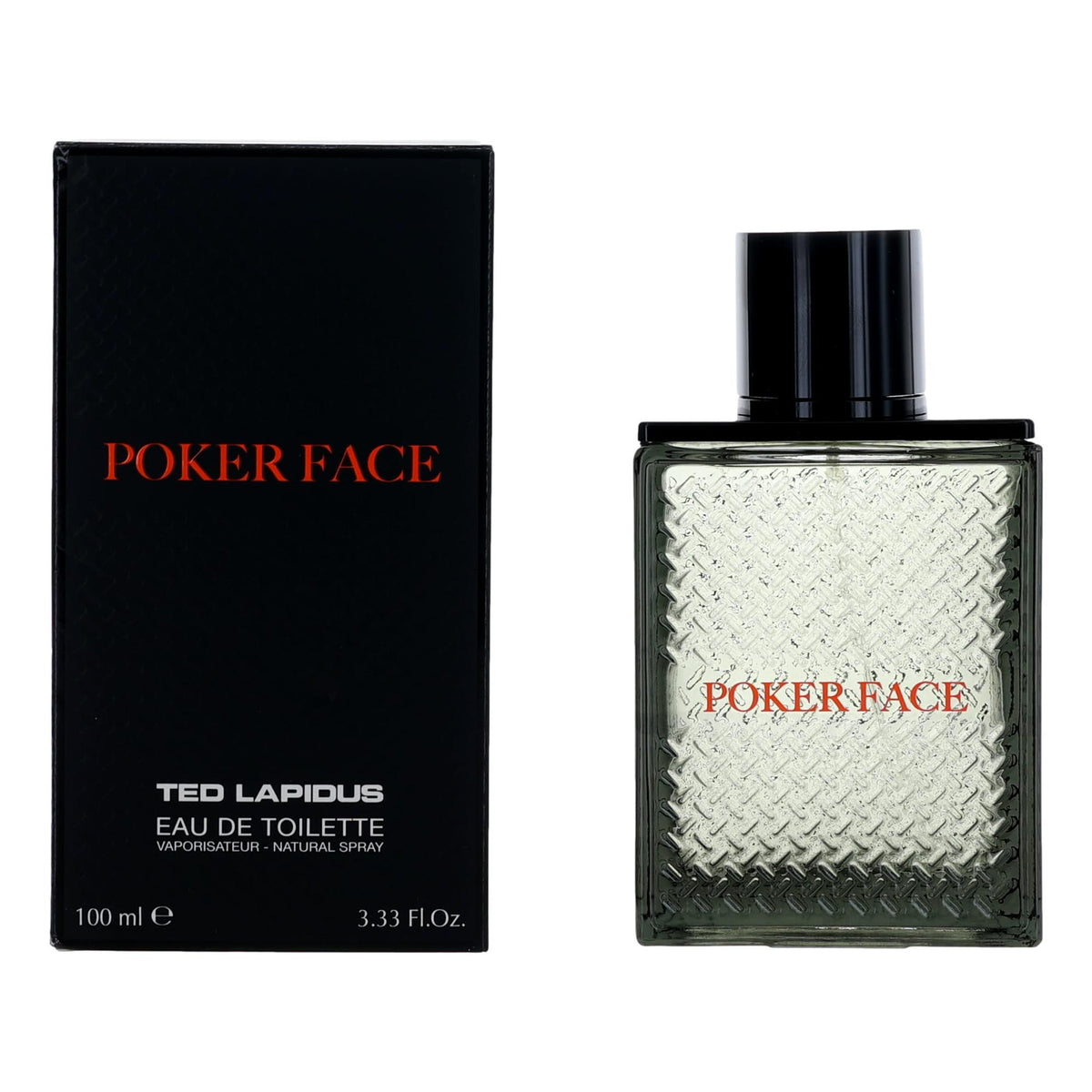 Poker Face Ted Lapidus 3.3 oz EDT Spray Men - Pertinacia Perfume
