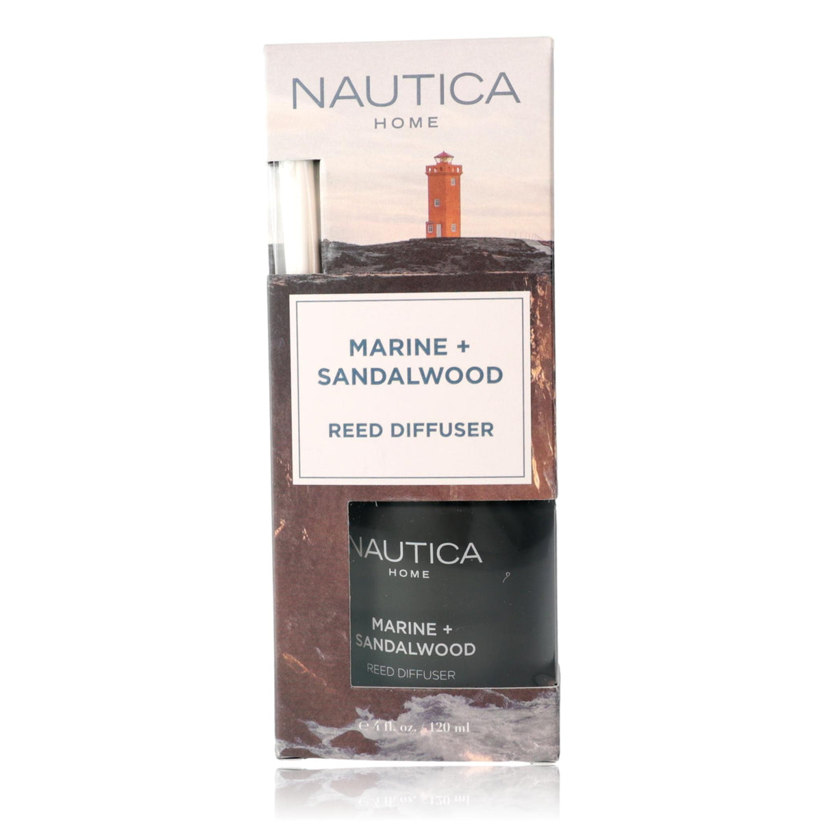 Marine+Sandalwood Nautica 4 oz Reed Diffuser - Marine+Sandalwood - Pertinacia Perfume