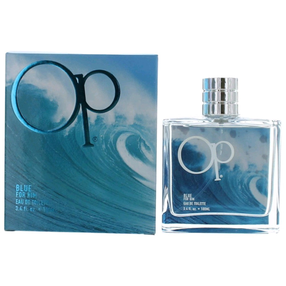 OP Blue Him Ocean Pacific 3.4 oz EDT Spray Men - Pertinacia Perfume