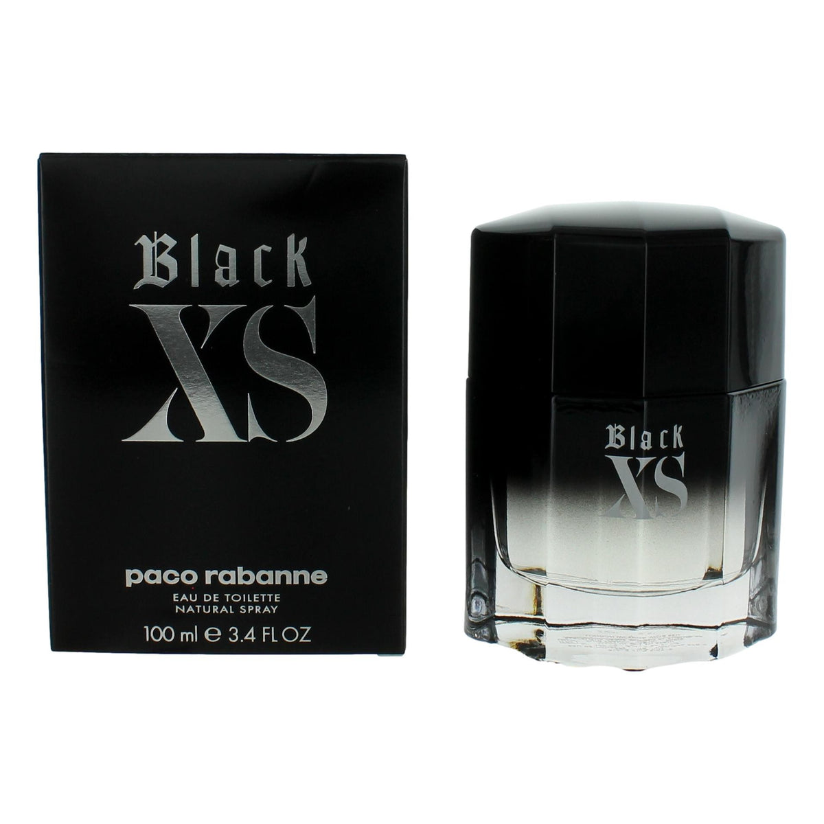Black XS Paco Rabanne 3.4 oz EDT Spray Men - Pertinacia Perfume