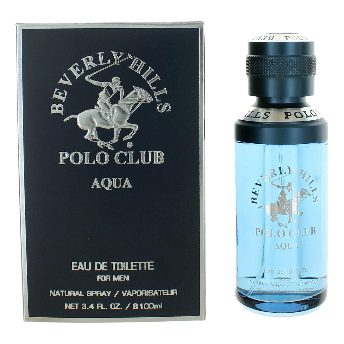 BHPC Aqua Beverly Hills Polo Club 3.4 oz EDT Spray Men - Pertinacia Perfume