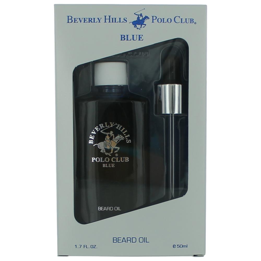 BHPC Blue Beverly Hills Polo Club 1.7 oz Beard Oil Men - Pertinacia Perfume
