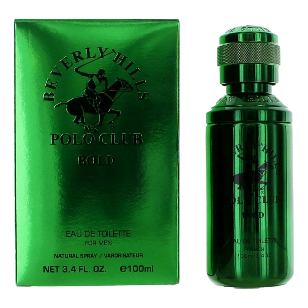BHPC Bold Beverly Hills Polo Club 3.4 oz EDT Spray Men - Pertinacia Perfume