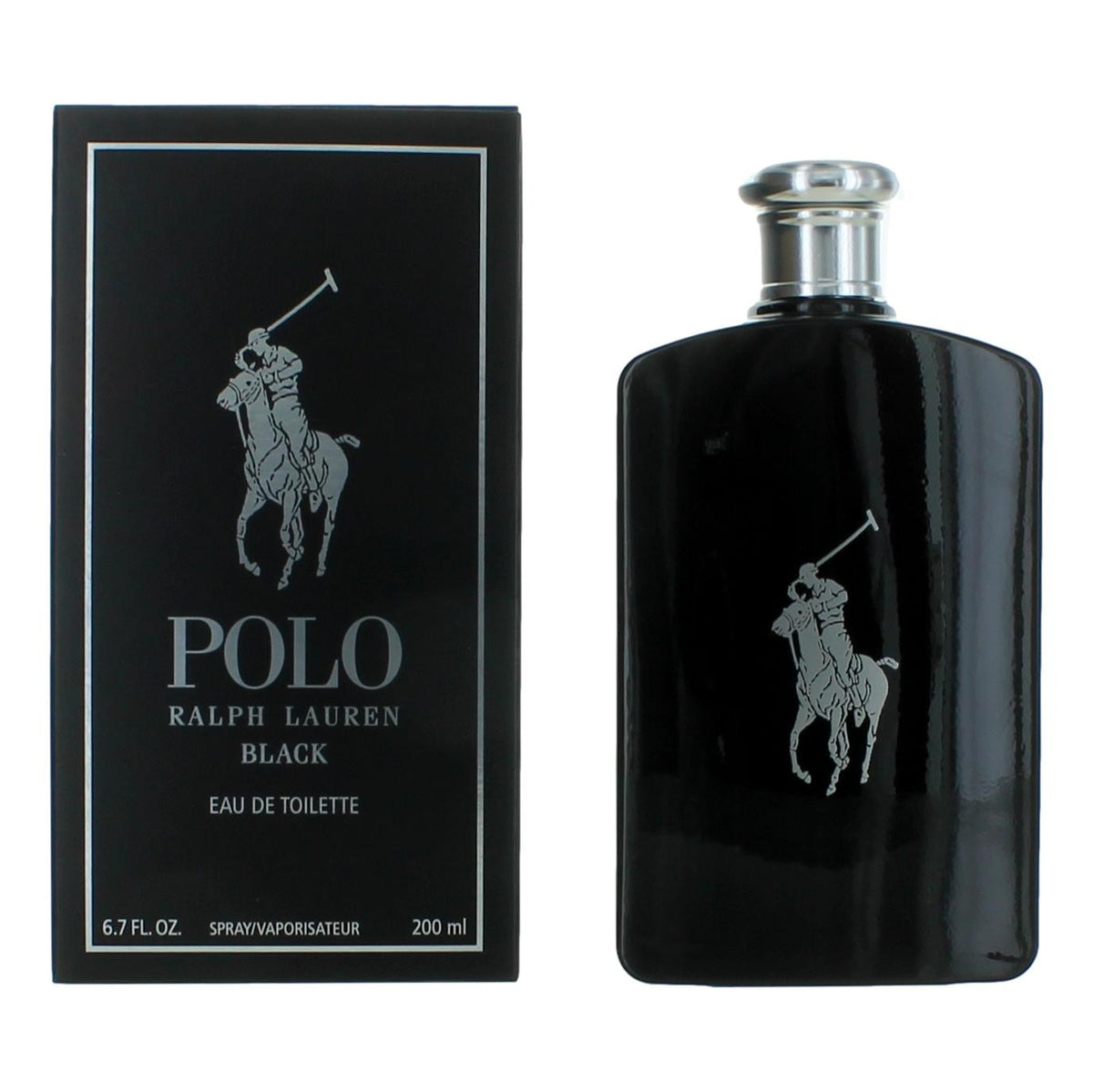 Polo Black Ralph Lauren 6.7 oz EDT Spray Men - Pertinacia Perfume