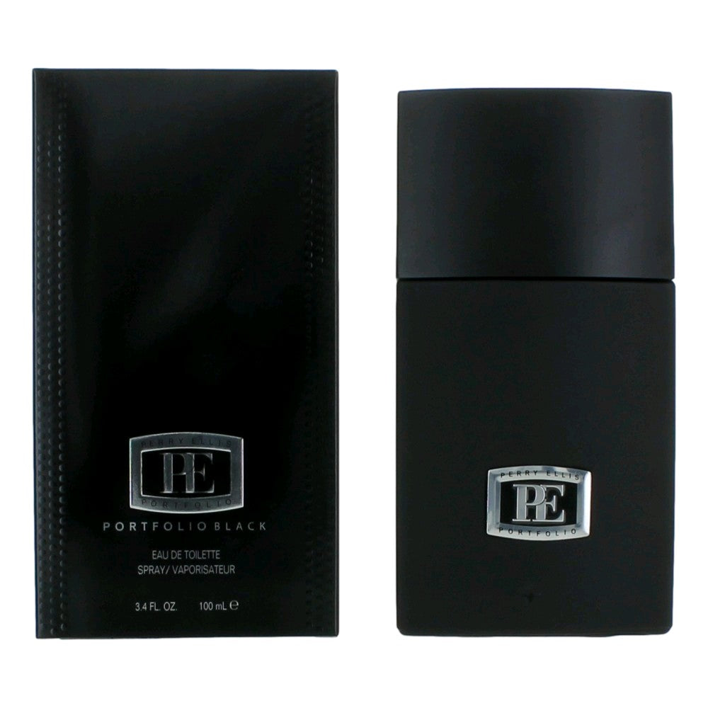 Portfolio Black Perry Ellis 3.4 oz EDT Spray Men - Pertinacia Perfume